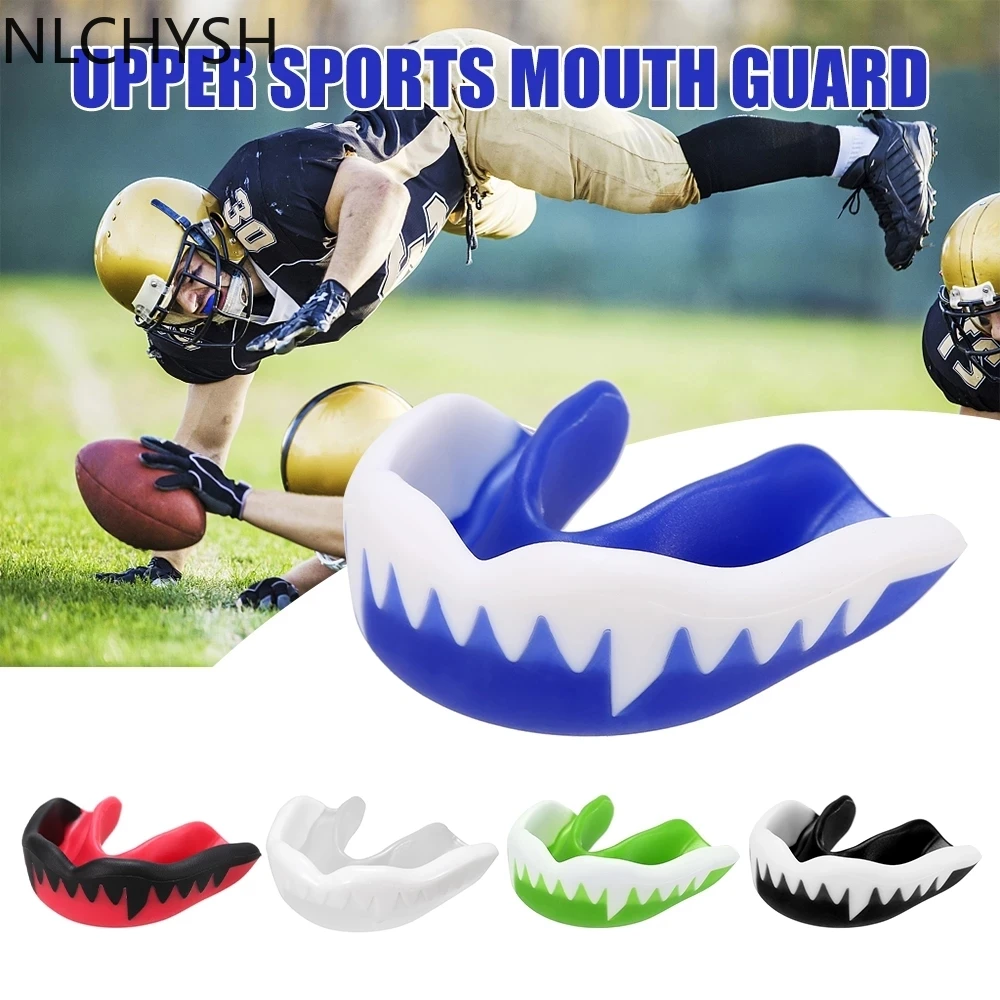 

Sport Mouth Guard Teeth Protector Kids Adults Mouthguard Tooth Brace Basketball Rugby Boxing Karate Appliance Trainer With Box
