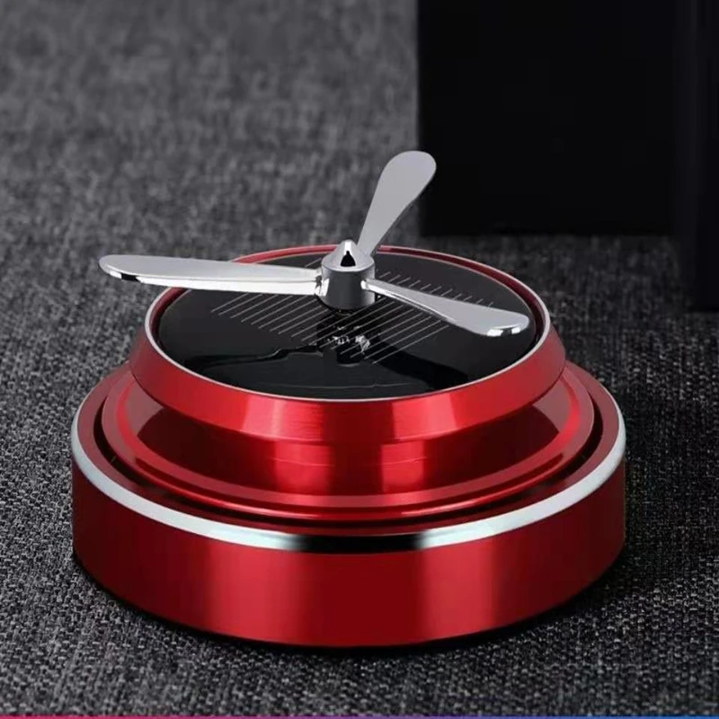 Автомобильные Духи вращающиеся на солнечной батарее твердая ароматерапия