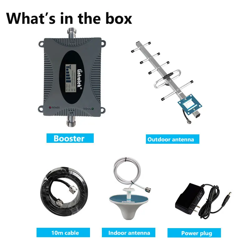 

lintratek GSM B5 CDMA Repeater 2G 3G 850MHz Cellular Signal Amplifier Booster 850 mhz Mobile phone call Band 5 Ceilling Antenna