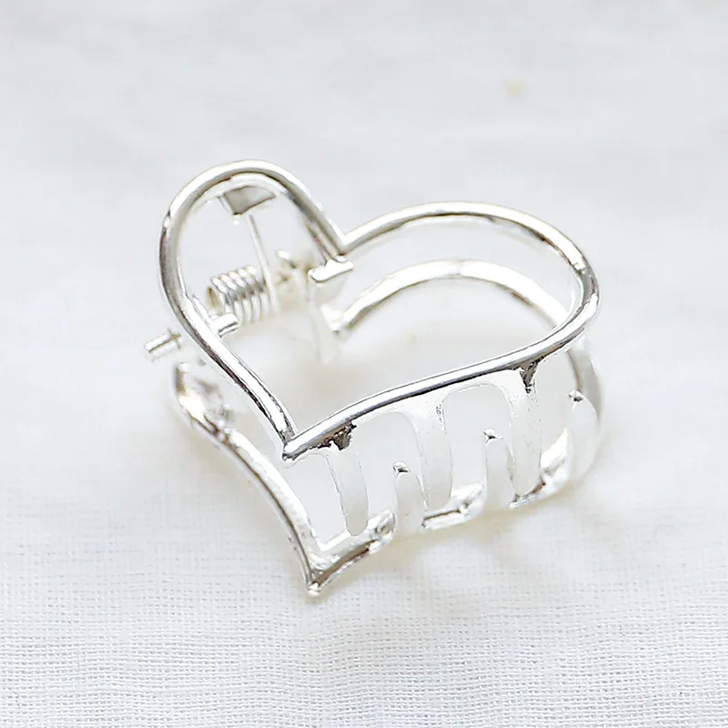 Женские заколки для волос в форме сердца держатель душе зажим краб аксессуары