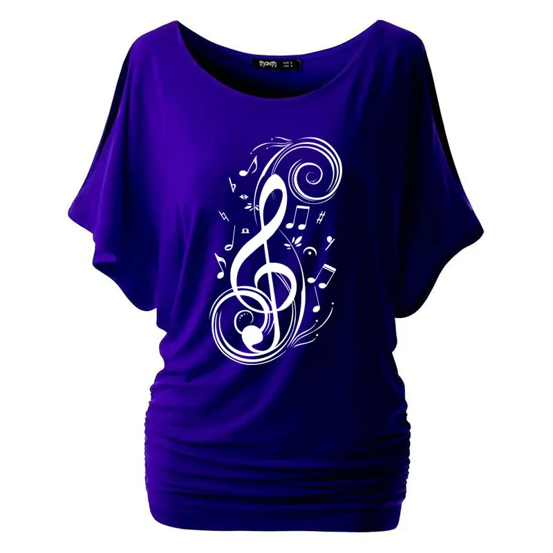 2019 Новая летняя музыкальная футболка женская рубашка хлопковая Повседневная с