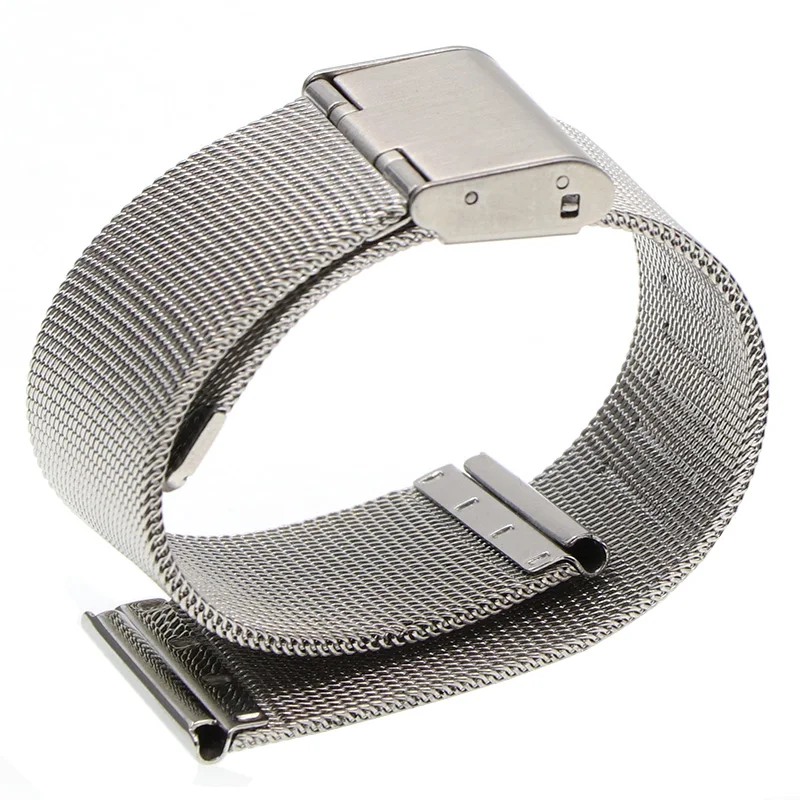 Universal Milanese Bracelet 12 14 16 18 20mm 22mm 24mm Silver Stainless Steel Strap Band Replacement Bracelet for Smart Watch