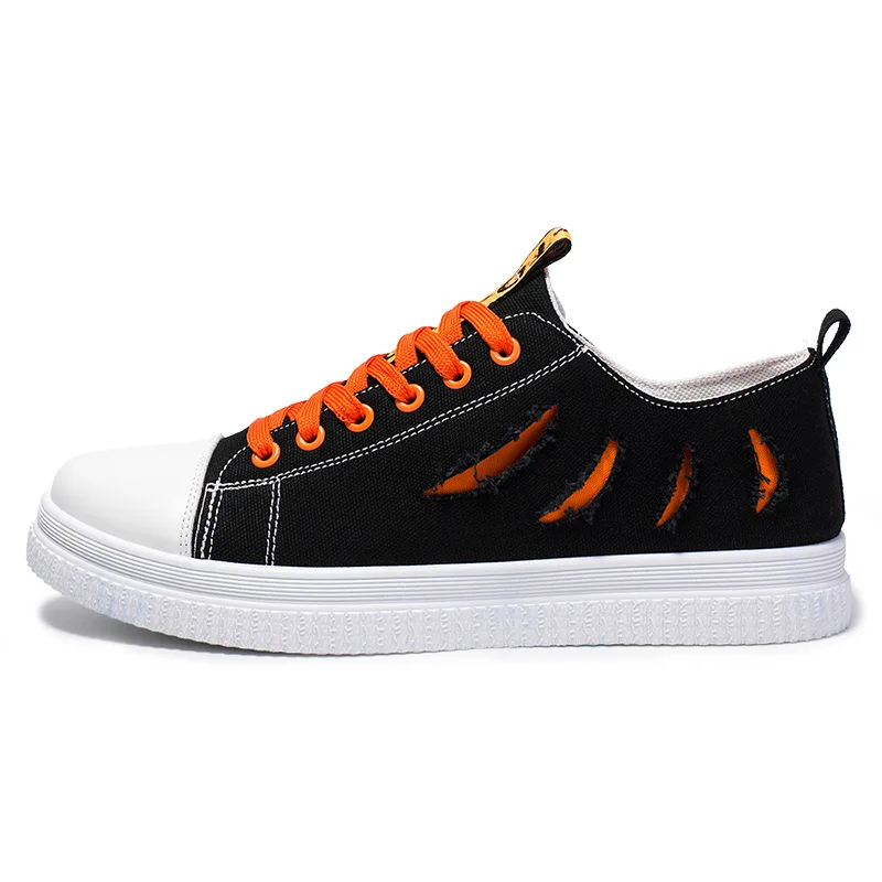 

2021 spring new Korean men's flat casual breathable student canvas shoes trend personality hip-hop fashion canvas shoes