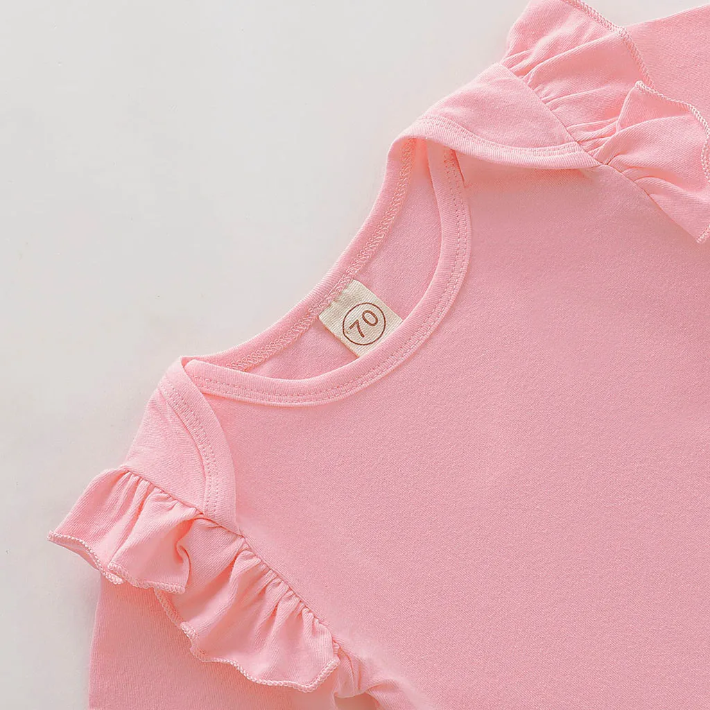 Однотонная одежда с длинными рукавами для новорожденных леопардовая