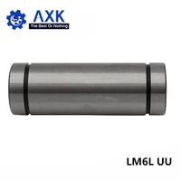 hot sale 1pc lm6luu long type 6mm linear ball bearing cnc parts for 3d printer