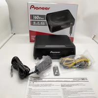free shipping 3 set pioneer car subwoofer ts wx130da 160w active under seat sub woofer with remote bass link made in japan