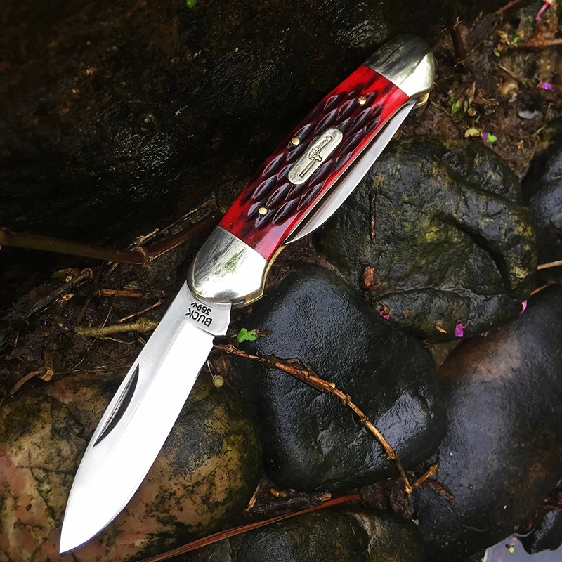 

new folding knife wood handle tactical Pocket knives outdoor self defense hunting cutter EDC tools