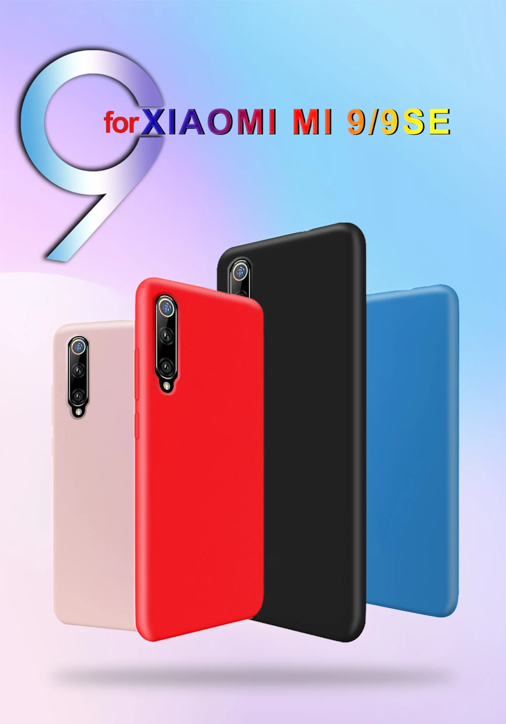 Для Xiaomi mi 9 чехол для телефона Жидкая силиконовая задняя крышка защитный чехол для Xiaomi mi 9 8 для Red mi Note 8 7 Pro защитный чехол