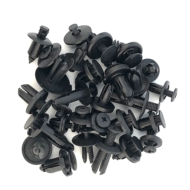 100 шт. автомобильный бампер крыло пластиковые Заклепки Крепеж для Renault VW Nissan Honda