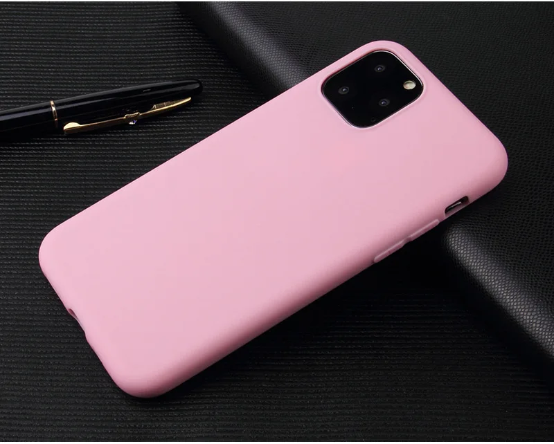 Матовый Мягкий силиконовый чехол для iphone 12 Pro mini 6 6s 7 8 Plus X XR XS 11 MAX|case for iphone|silicone