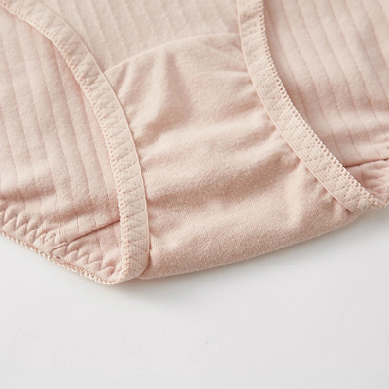 Трусы женские хлопковые с высокой талией защитой от протекания 4 шт./лот | Женская