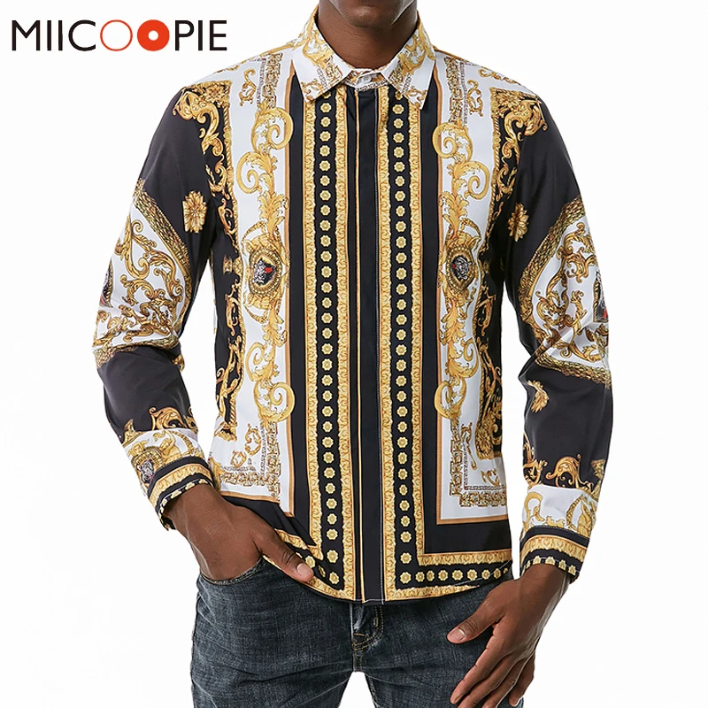 Мужская модная трендовая одежда рубашка с длинными рукавами для мужчин