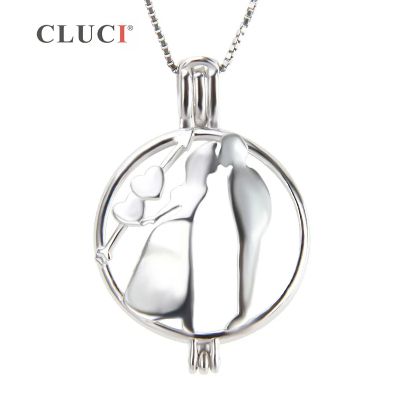 Серебряные Подвески CLUCI 925 подвески на День святого Валентина ювелирные изделия
