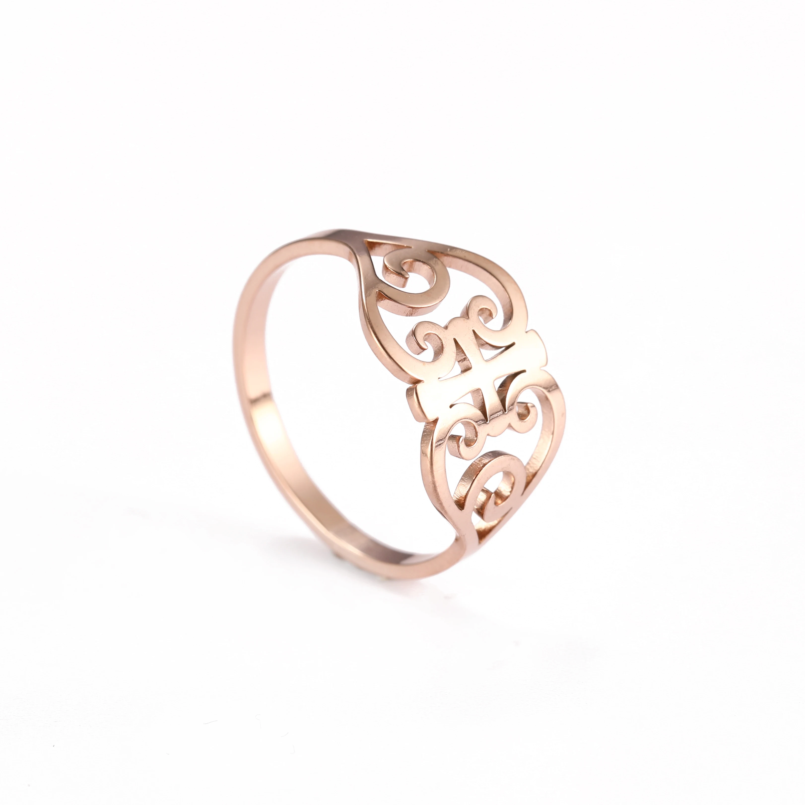 Супернатуральное кольцо Cooltime с крестом из нержавеющей стали серебряного цвета