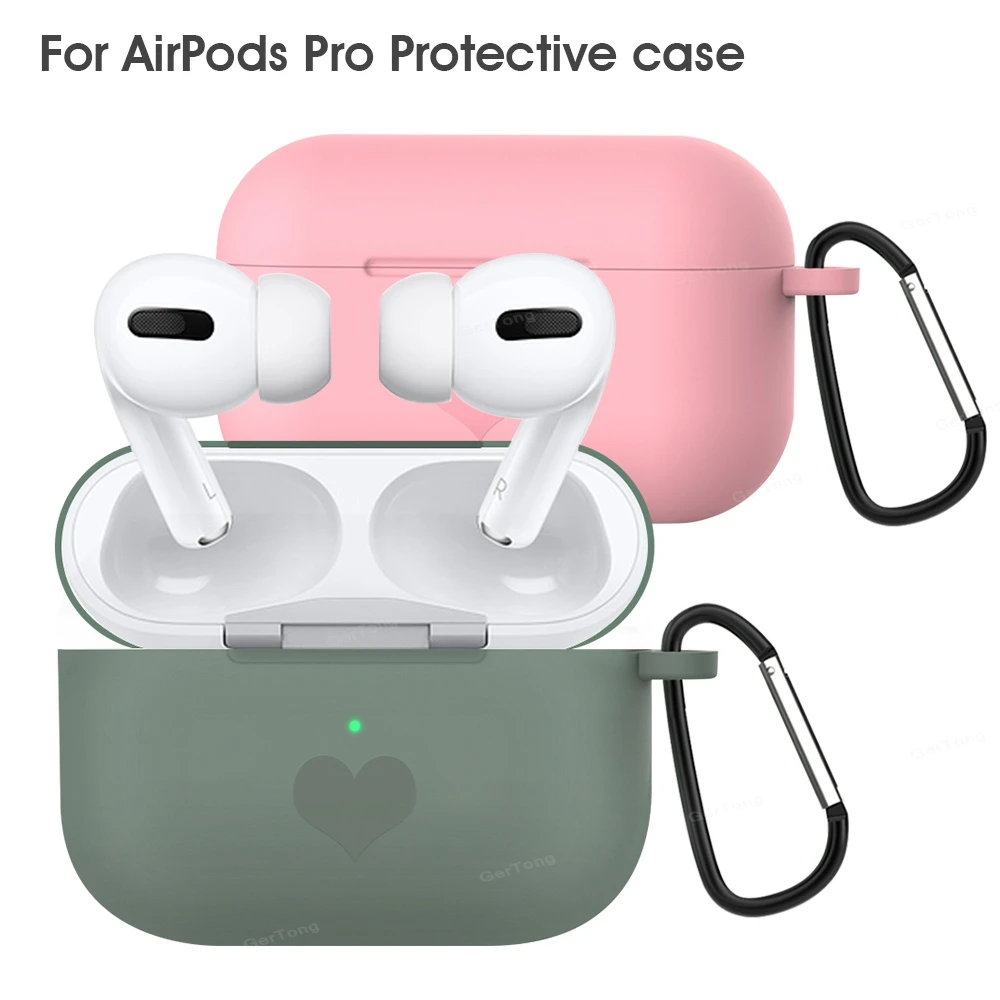 Силиконовый чехол для Airpods Pro защитный Apple Aipods беспроводной Bluetooth наушников 3 Airpods3