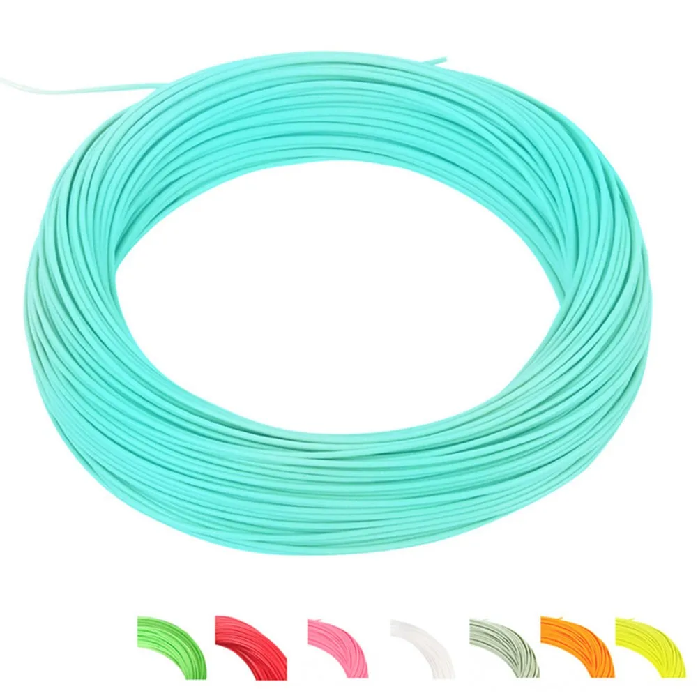 

100Ft WF5 Fishing Weight Forwards Floating Line With Welded Loop Sinking Tip Floating Fishing Line Float Fly Lines Fish Tackle