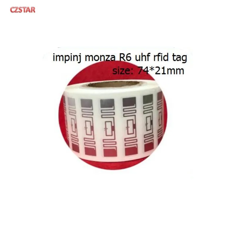 Качество impinj Monza R6 uhf rfid бирка наклейки влажная инкрустация этикетка 860 960MHZ