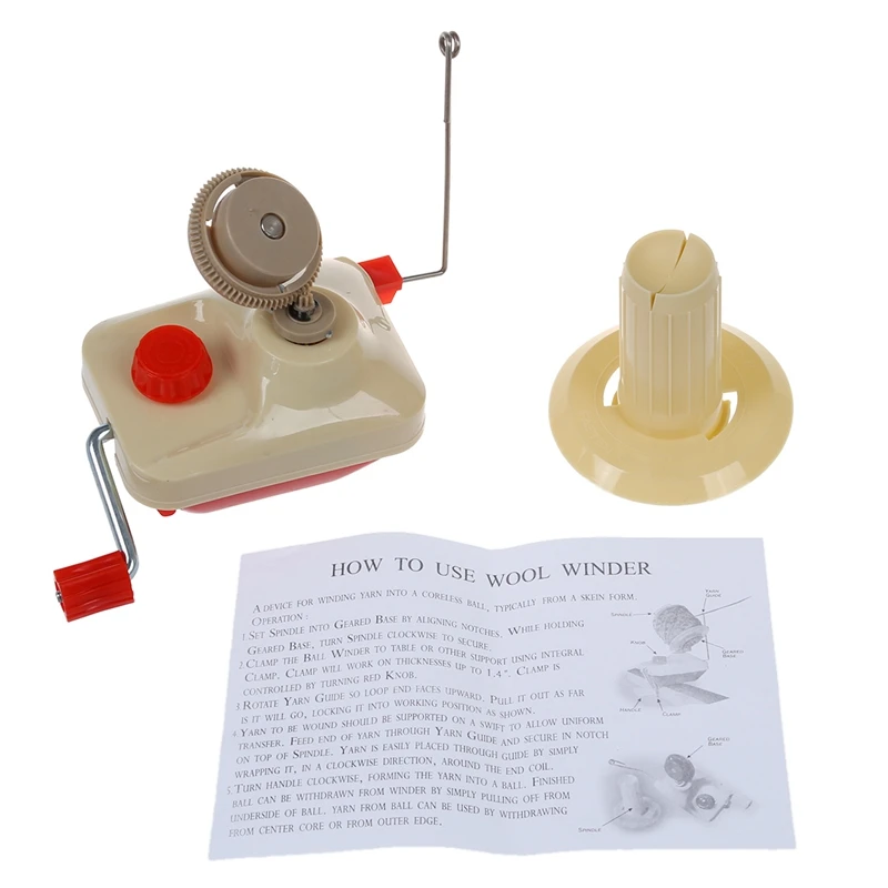 Вязание крючком ручная работа Swift пряжа волокна шерсти веревочный шарик намотки