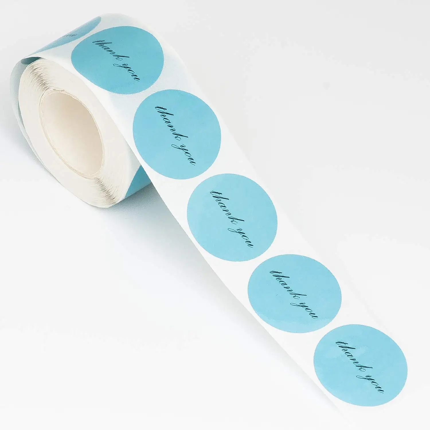 1 дюйм синий благодарим Вас наклейки для компании подарок на день рождения товары