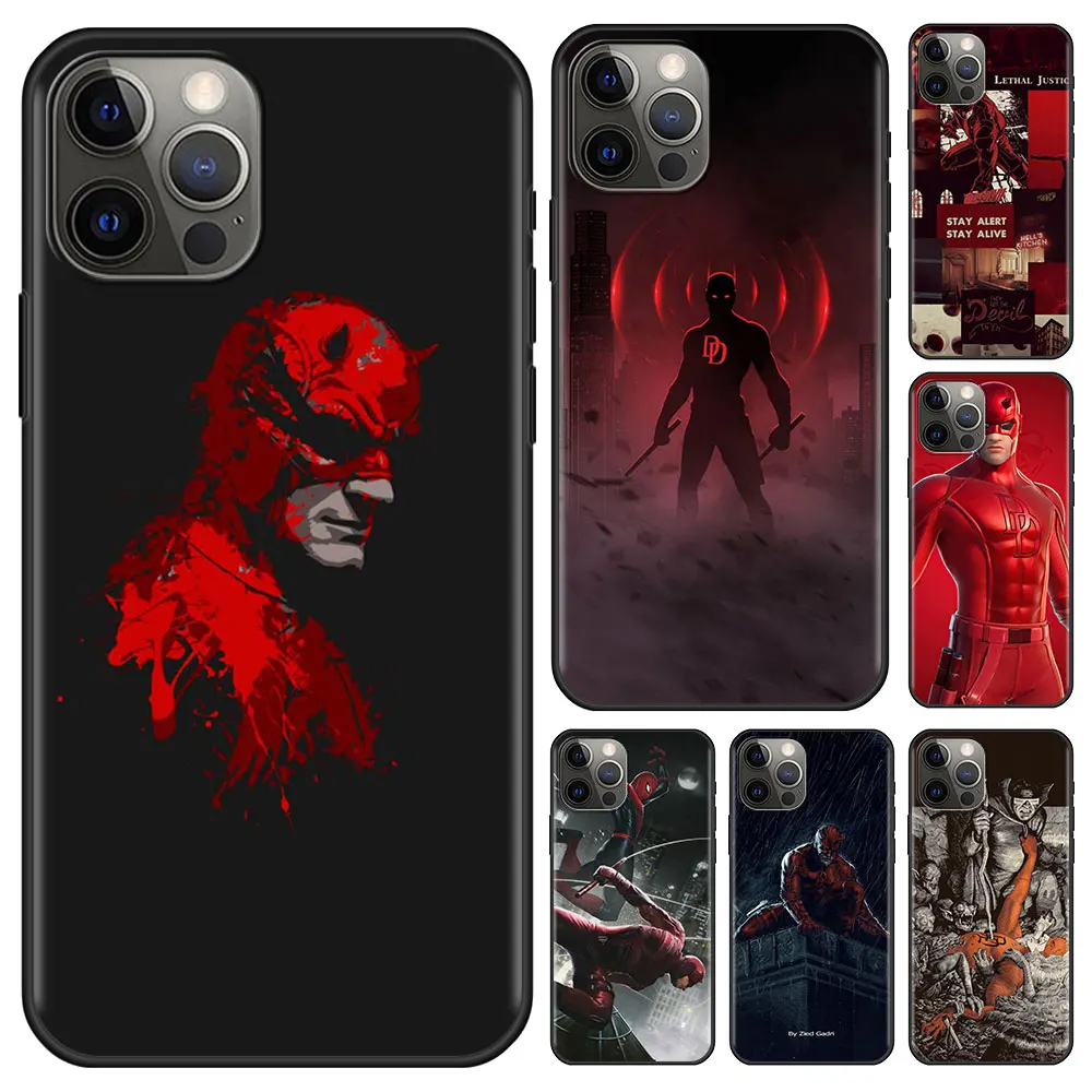 Чехол для телефона Avengers Daredevil Apple iPhone 13 Pro 12 Mini 11 7 8 Pllus 6 6S + 5 5S SE X XS Max XR задняя крышка