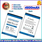 Аккумулятор LOSONCOER 4600 мАч S8 для Ulefone S8 S8 Pro 5,3 дюйма MTK6737 MTK6580, аккумуляторы для телефонов, батарея