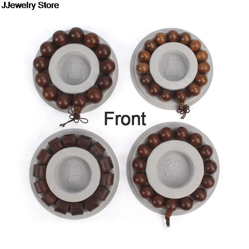 Серые флокированные бусины доска для самостоятельного изготовления браслетов