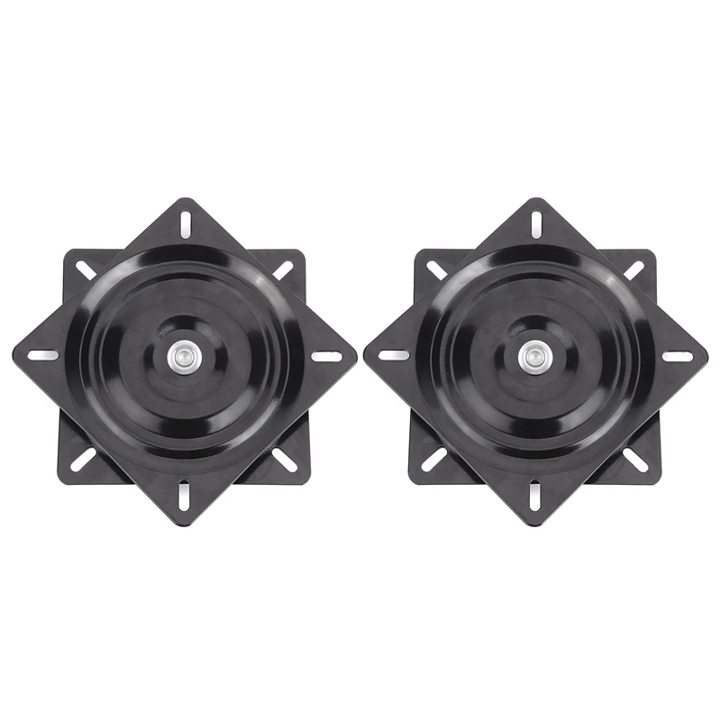 

2 х 6-дюймовая поворотная пластина для лодки, Морская Лодка для рыбалки, вращение на 360 градусов, универсальный комплект 15,4x15,4x2 см