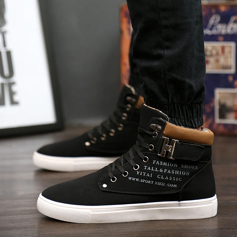 

Botas Zapatos Informales De Hombre Man Shoes Casual Men Canvas Fashion Sapato Black Leisure Sport Home Boots