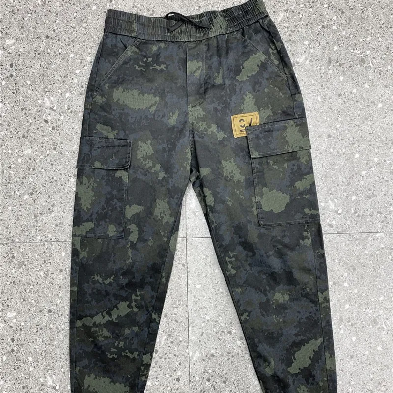 

Mens Casual Slim Camouflage Pants Big Pocket Adjustable Waist Fashion Harem Pants Elastic Waist Loose Vintage Cargo Pants