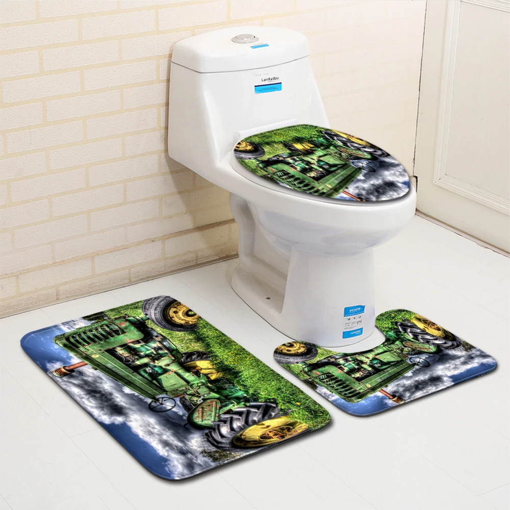 3 шт./компл. Набор ковриков для ванной комнаты индивидуальные Нескользящие