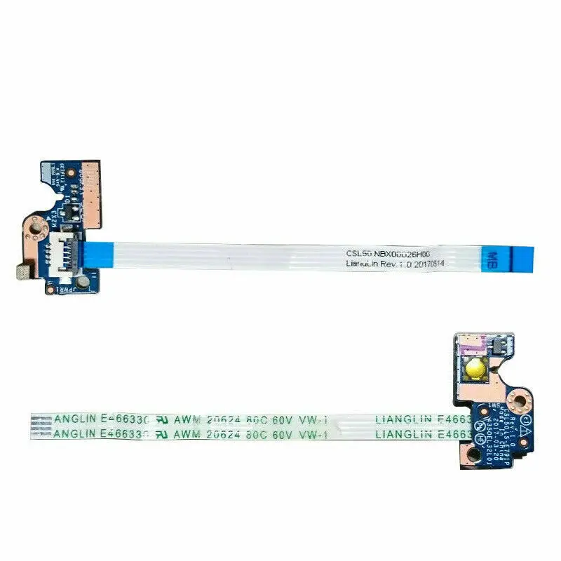 

POWER BUTTON BOARD CABLE FOR HP 15-BW 15-BW069NR 15-BW008CA LS-E791P CSL50