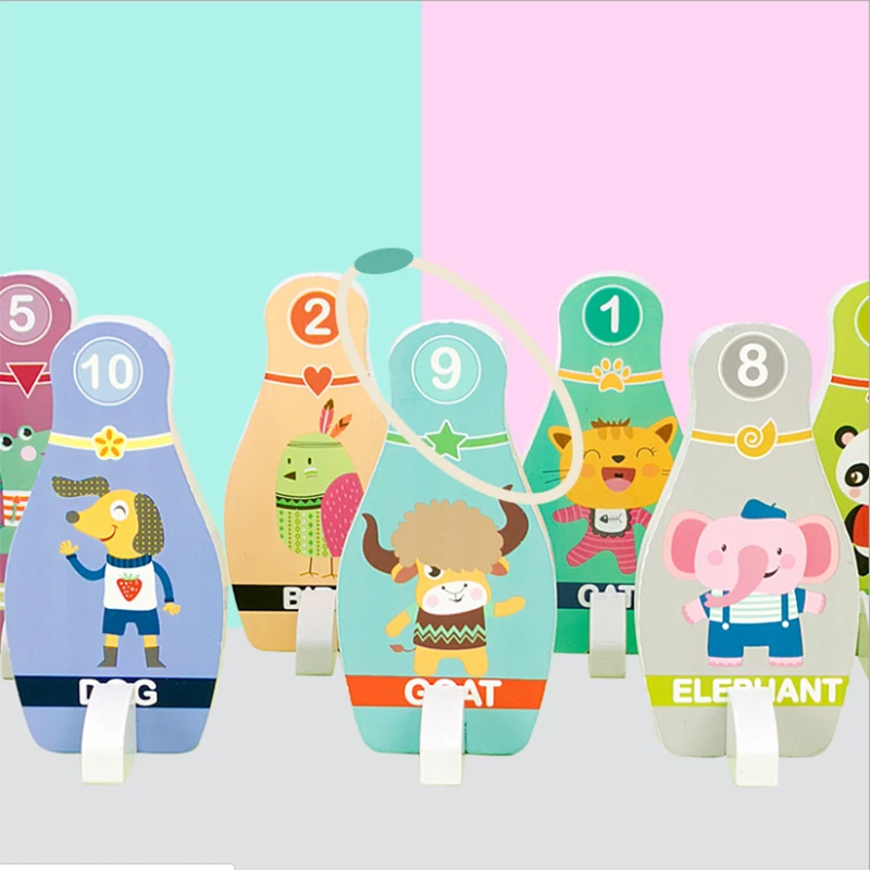 Пазлы с животными детская игра Подарочный цифровой когнитивный деревянный