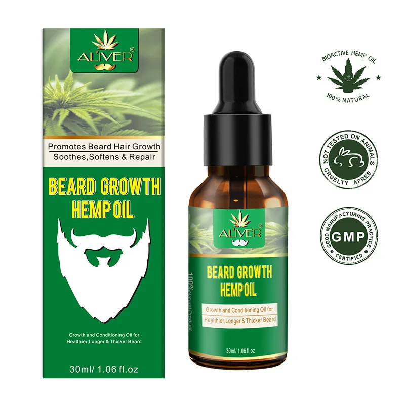 

Cross-border special for ALIVER's new sesame oil beard growth liquid Beard growth hemp oil