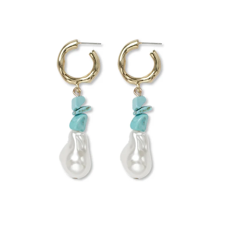 Sindlan Роза красный натуральный камень Висячие серьги девушки Леди Мода женский