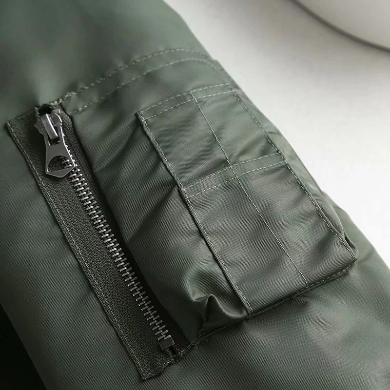 Женская бейсбольная куртка Sister Fara базовая Свободная куртка-бомбер на молнии