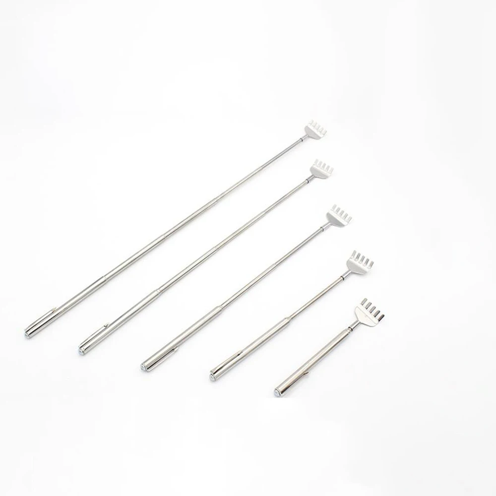 Телескопический регулируемый задний скребок из нержавеющей стали Портативный