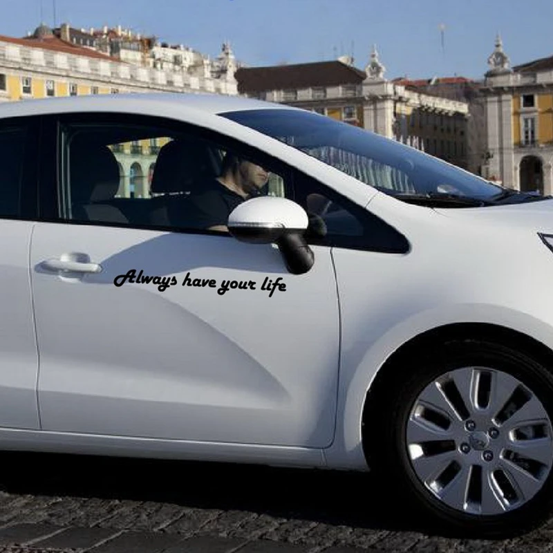 Виниловая наклейка для автомобиля грузовика на окно бампер мотоцикла Прямая