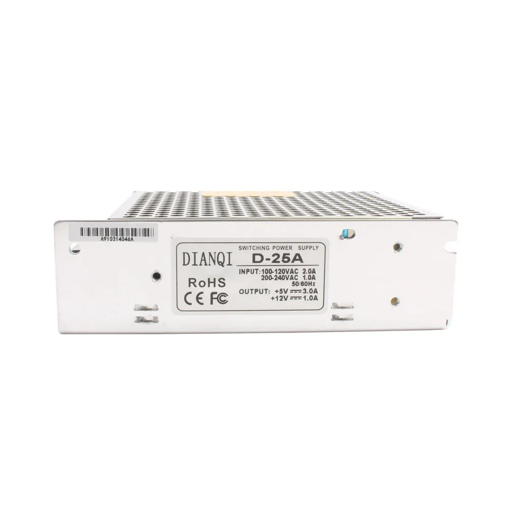 Двойной выход Источник питания 25w 5v 2A 12v 1A блок питания D-25A преобразователь переменного тока в постоянный хорошего качества