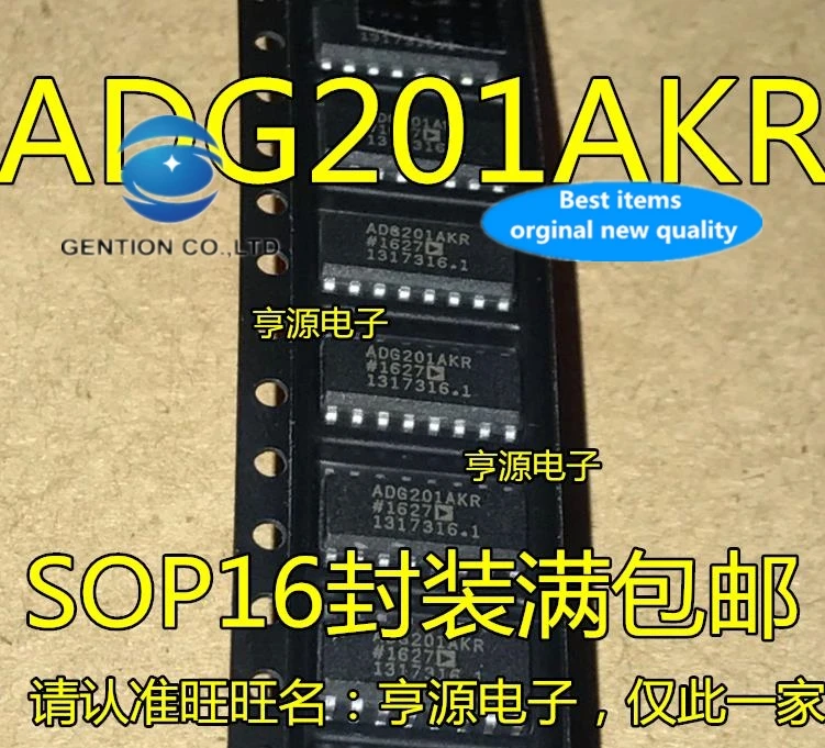 

10pcs 100% orginal new real stock ADG201 ADG201AKR ADG201AKRZ Analog Switch IC SOP16