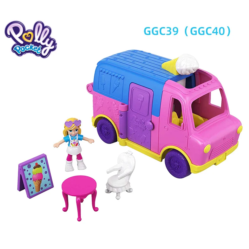 GGC40 Mattel Polly карманная кукла скрытый мир мини-сцена для девочек, домашние игрушки для детей, Русалочка, детские игрушки, куклы для новорожденных - Цвет: GGC40