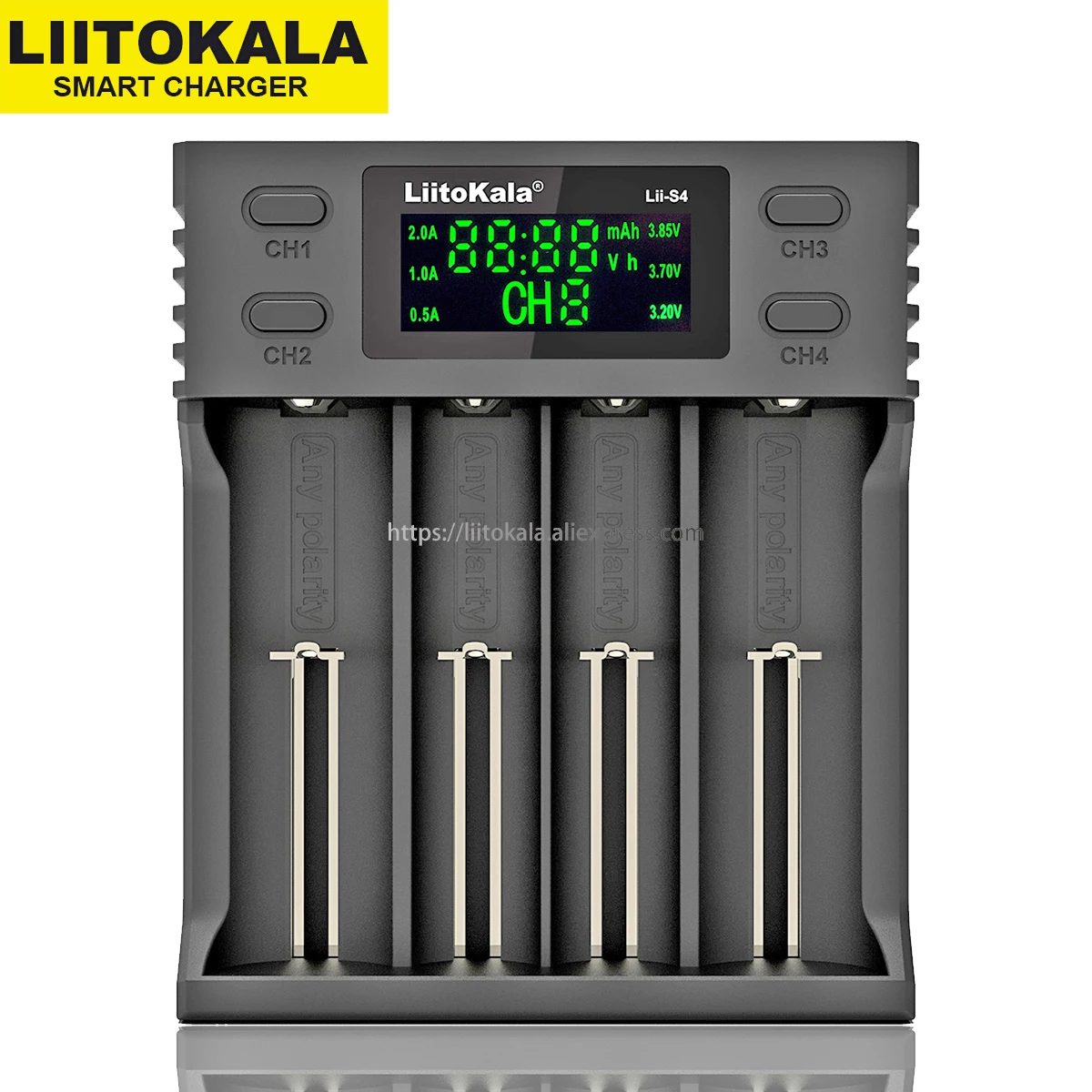 LiitoKala зарядное устройство для батарей типа aa ni cd 26650 AA AAA с зарядным устройством