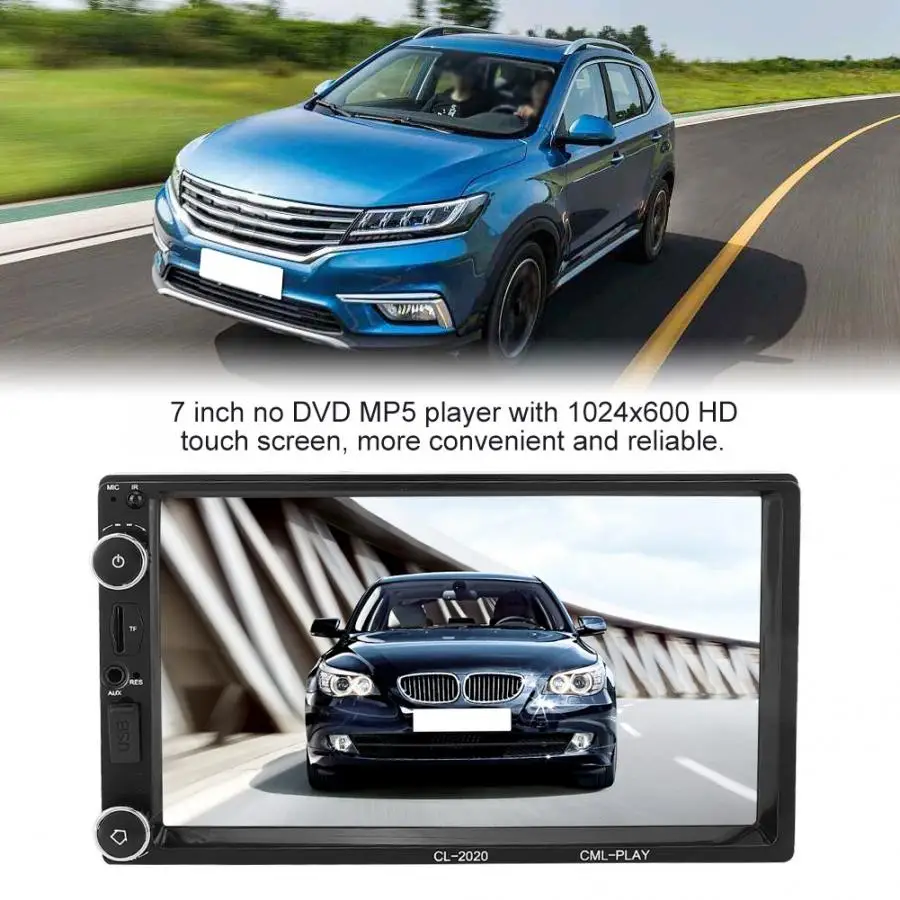 7 в автомобиль двойной 2Din мобильное соединение HD Bluetooth MP5 плеер для Android 4,4-8,1 Bluetooth MP5 плеер автомобильные аксессуары