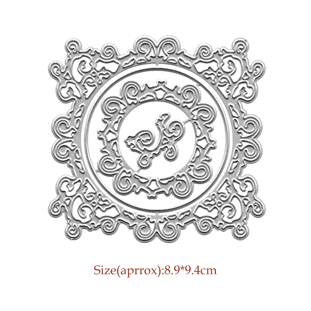 Трафарет с мандалой металлические штампы для вырезания скрапбукинг бумажные