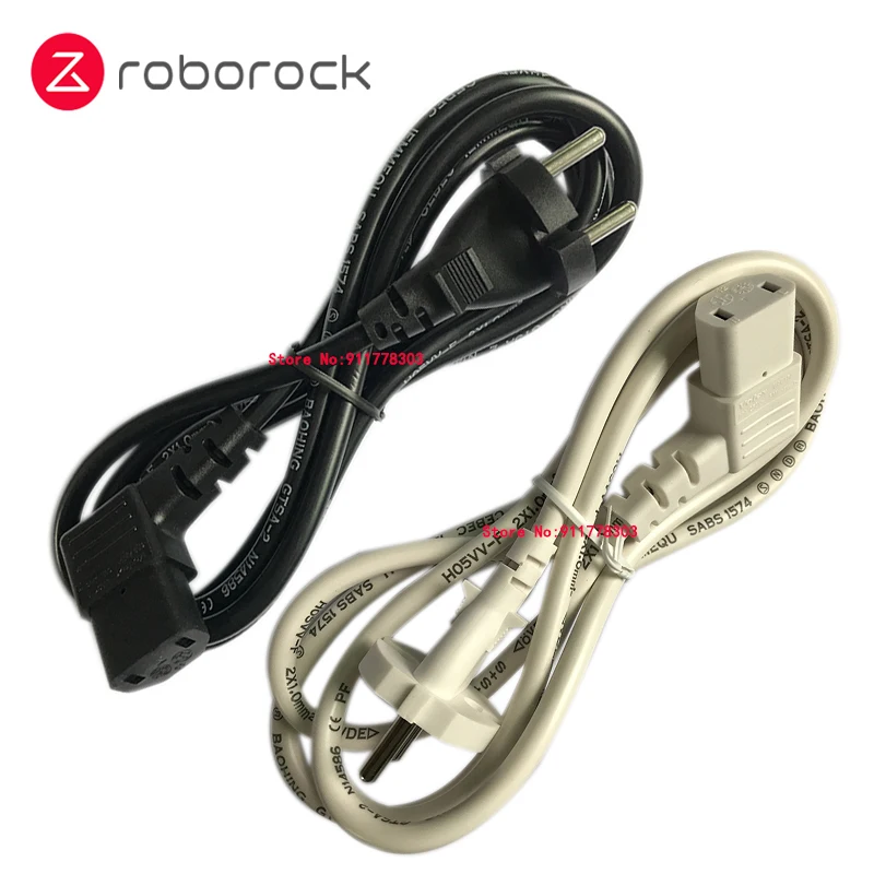 

Новинка, оригинальный кабель питания Roborock S7 для робота-пылесоса Roborock S7, автоматическая пустая док-станция, зарядный кабель с вилкой европей...