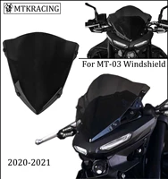 mtkracing for yamaha mt 03 mt03 mt 03 mt25 mt 25 mt 25 motorcycle front screen windshield fairing windshield 2020 2021