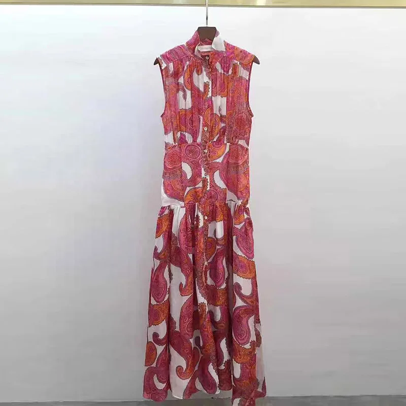 Льняное платье высшего качества весна-лето 2020 Новое поступление горячая