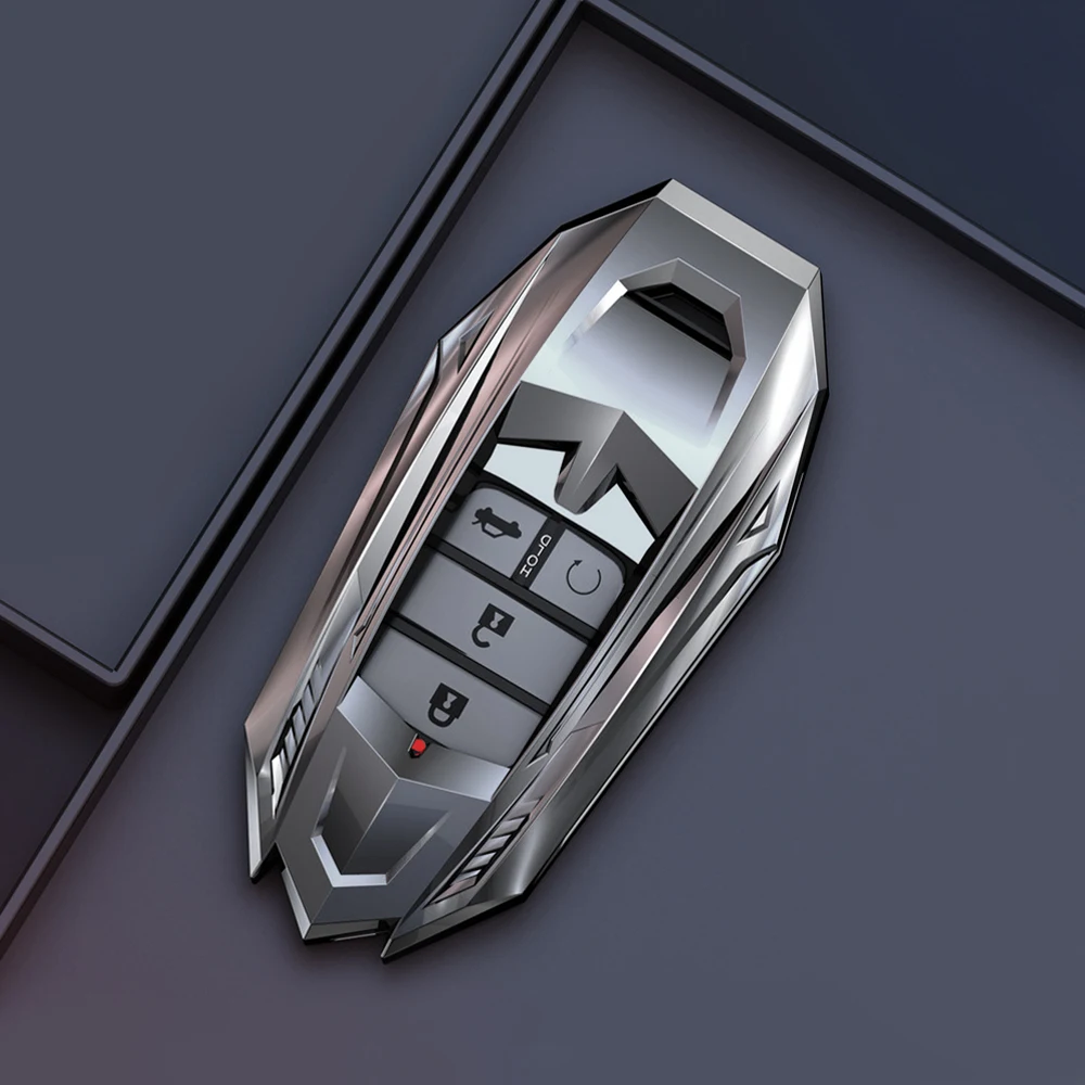 Металлический автомобильный чехол для ключа дистанционного управления Honda CRV HRV