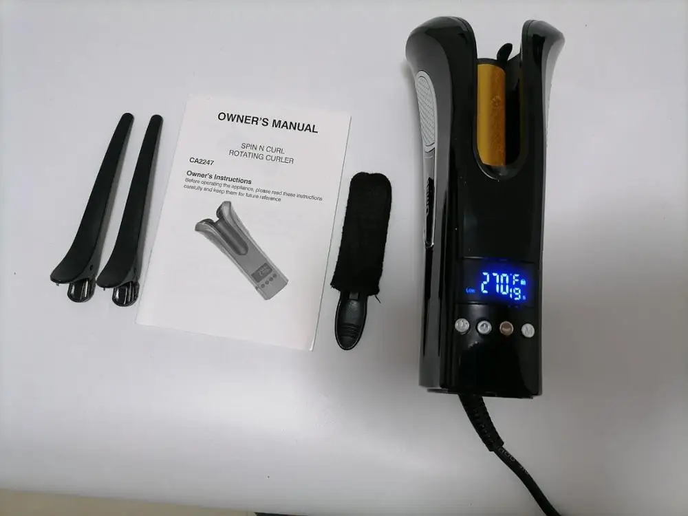 Автоматическая Плойка для завивки волос утюжок с вращающейся волшебной палочкой