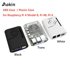 Raspberry Pi 4 Чехол Пластик чехол ABS черный, белый цвет Trans Proection чехол для Raspberry Pi 4 Модель B, Raspberry Pi 4B инвойсовая стоимость 4