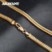 24k gold necklace chains for men fashion jewelry accessories